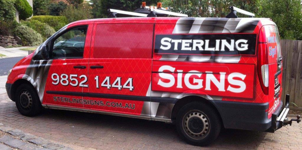 Sterling Signs vehicle signage