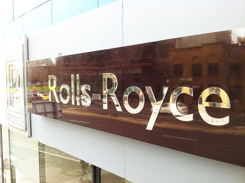 Rolls Royce light box