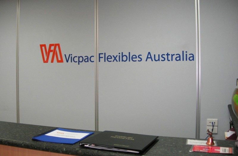 Vicpac laser cut sign